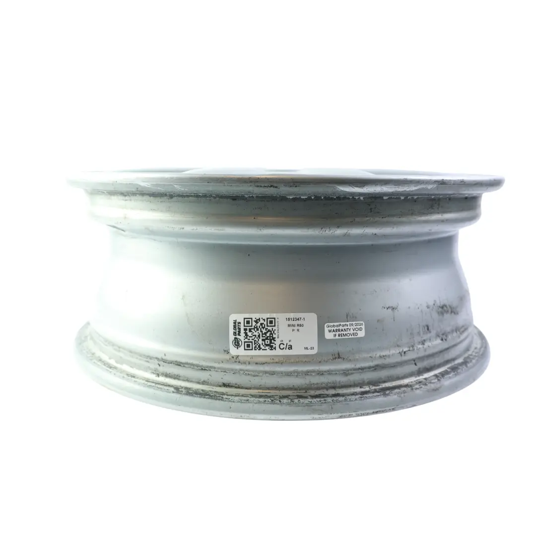 Alloy Rim 15" 5,5J ET:45 8-Spoke 82 to Mini Cooper One R50 R52 Silver Wheel with Part number 1512347 Mini Cooper One R50 R52 Silver Wheel Alloy Rim 15" 5,5J ET:45 8-Spoke 82 - SKU 1512347-1 - Part number 1512347