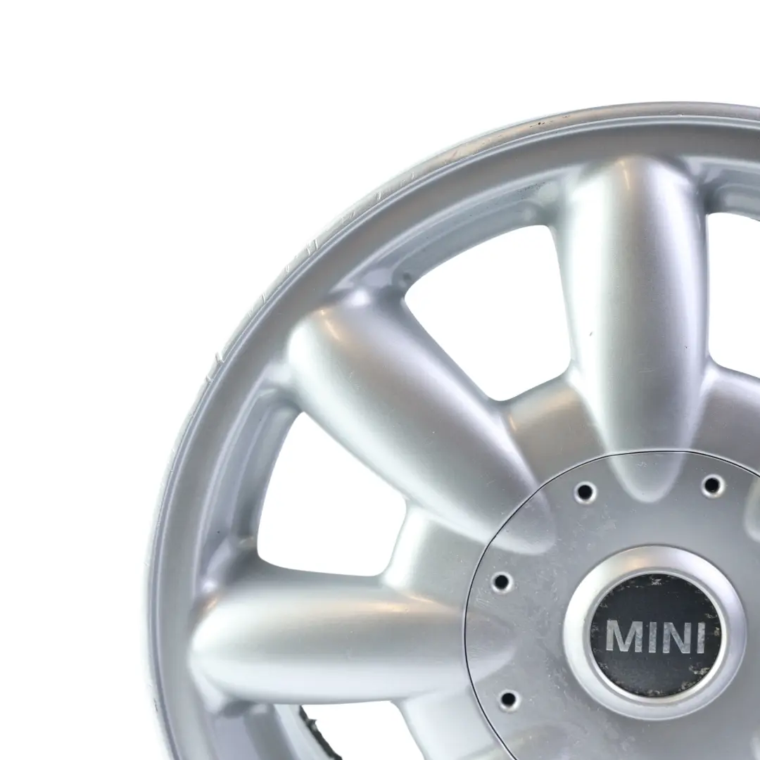 Alloy Rim 15" 5,5J ET:45 8-Spoke 82 to Mini Cooper One R50 R52 Silver Wheel with Part number 1512347 Mini Cooper One R50 R52 Silver Wheel Alloy Rim 15" 5,5J ET:45 8-Spoke 82 - SKU 1512347-1 - Part number 1512347