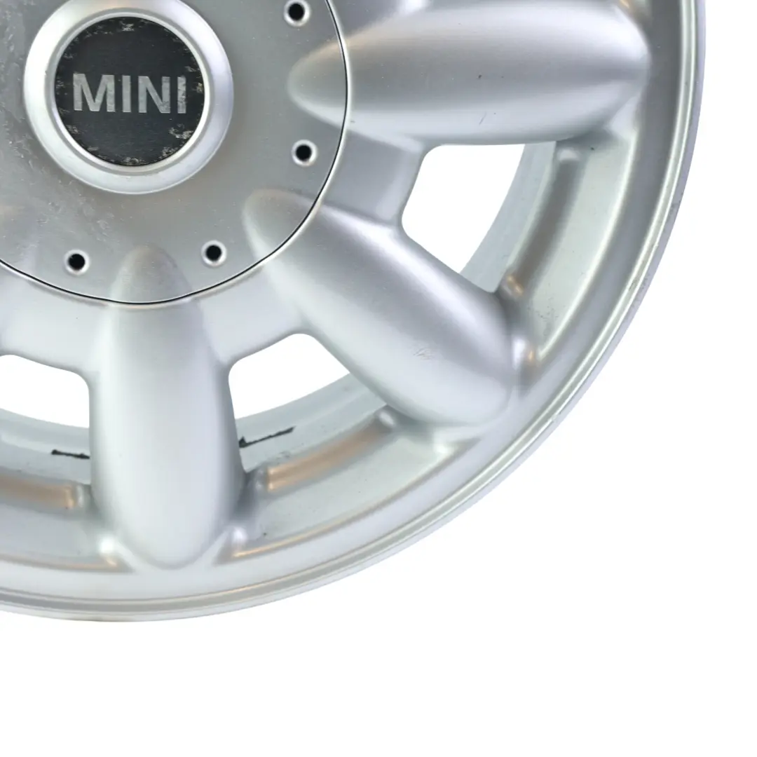Alloy Rim 15" 5,5J ET:45 8-Spoke 82 to Mini Cooper One R50 R52 Silver Wheel with Part number 1512347 Mini Cooper One R50 R52 Silver Wheel Alloy Rim 15" 5,5J ET:45 8-Spoke 82 - SKU 1512347-1 - Part number 1512347