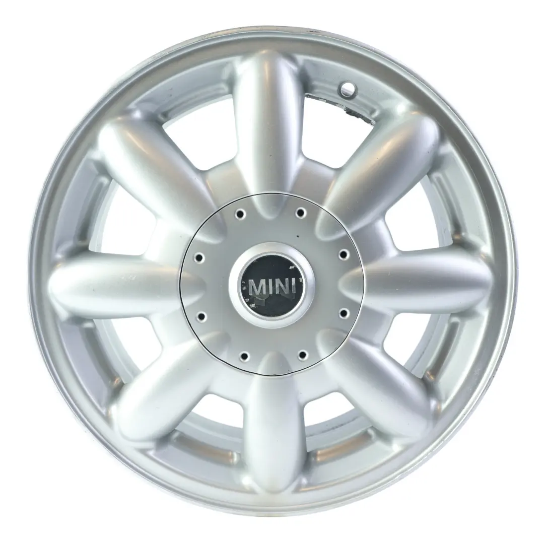 Argento Cerchio AlluMini o 15 " 5,5J ET: 45 8-Speiche 82 per Mini Cooper One R50 R52 con numero di parte 1512347 Mini Cooper One R50 R52 Argento Cerchio AlluMini o 15 " 5,5J ET: 45 8-Speiche 82 - SKU 1512347-2 - Numero di parte 1512347