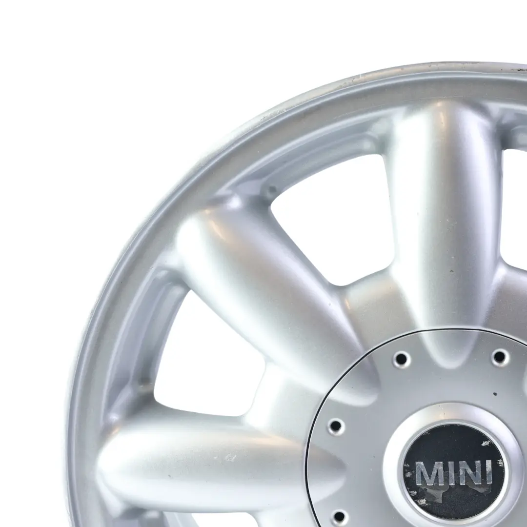 Mini Cooper One R50 R52 Silber Alu Felge 15" 5,5J ET:45 8-Speiche 82 - SKU 1512347-2 - Teilenummer 1512347