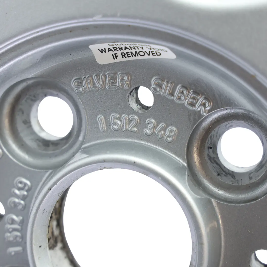 Alloy Rim 16" ET:48 6,5J 5-Spider Spoke 83 to Mini Cooper One R50 Wheel with Part number 1512348 Mini Cooper One R50 Wheel Alloy Rim 16" ET:48 6,5J 5-Spider Spoke 83 - SKU 1512348-6 - Part number 1512348
