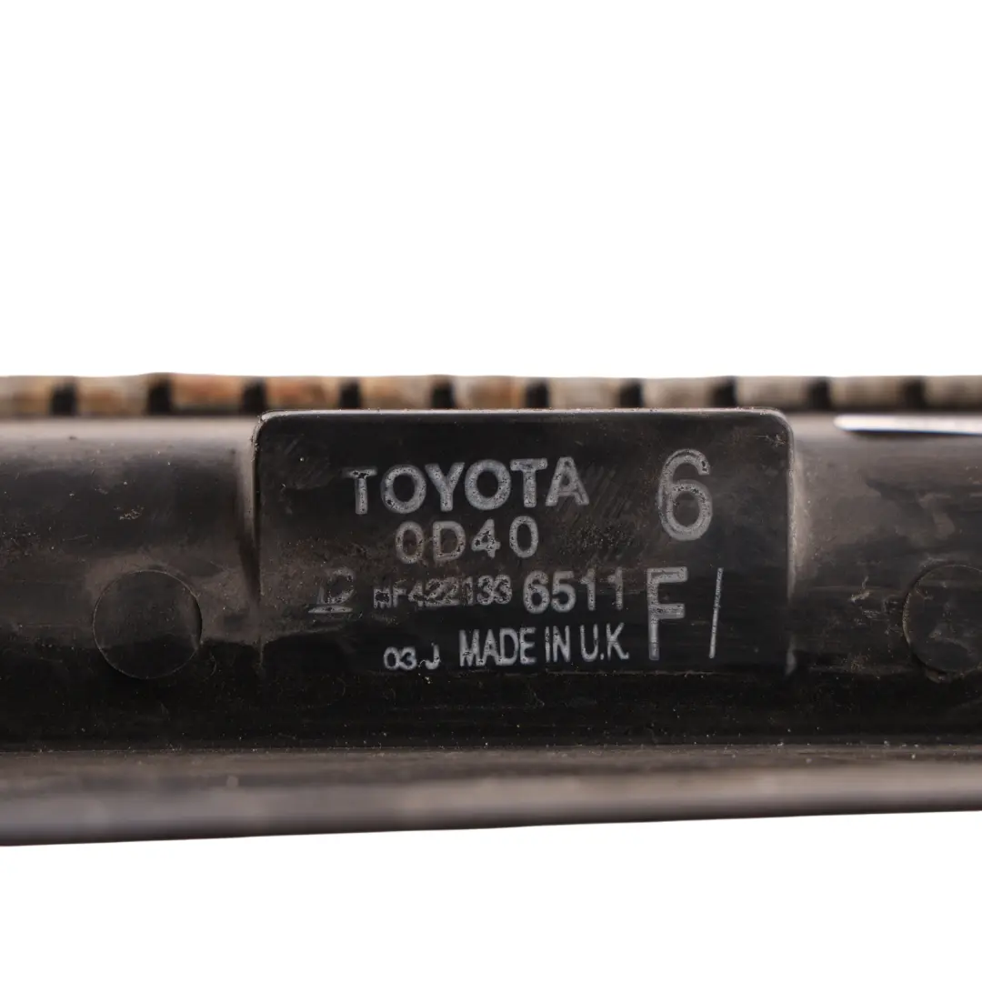Cooling Radiator Water Coolant 1.6 Petrol to Toyota Auris E15 Engine with Part number 164000D481 Toyota Auris E15 Engine Cooling Radiator Water Coolant 1.6 Petrol - SKU 164000D481 - Part number 164000D481