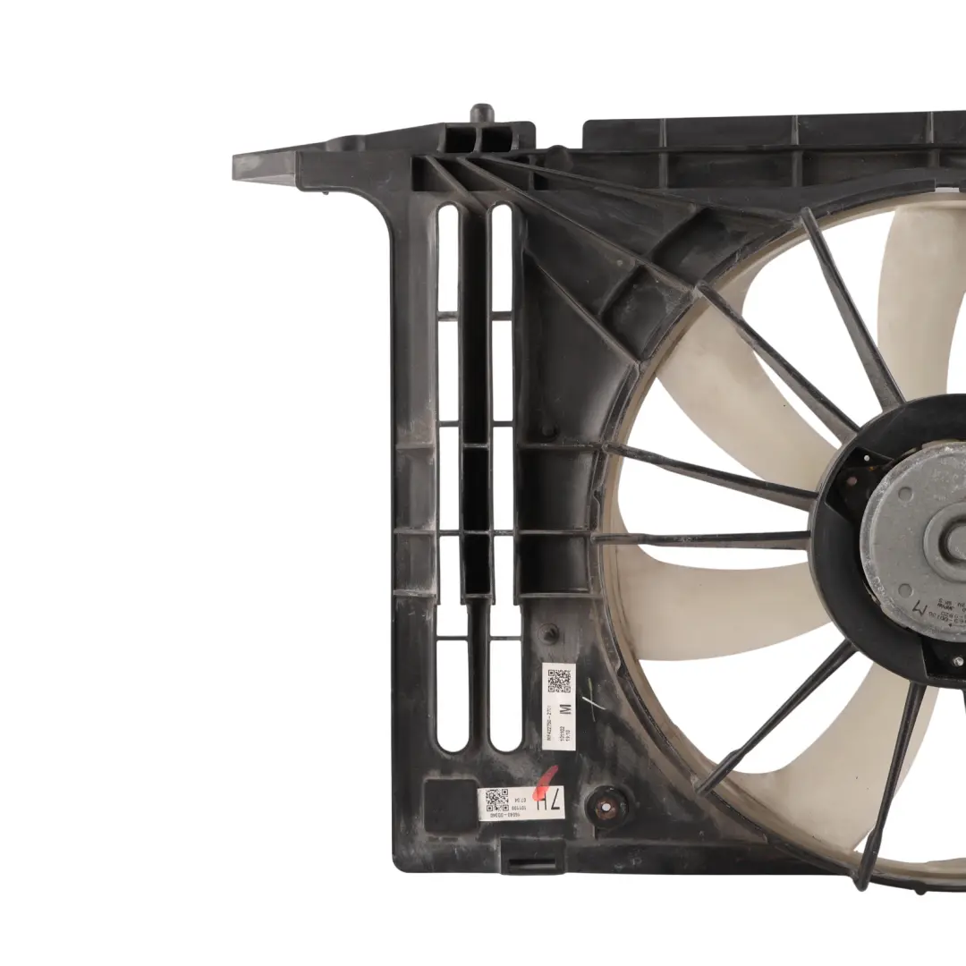 Toyota Avensis T27 Fan Shroud Engine Cooling Fan Blades Motor - SKU 167110D200 - Part number 167110D200