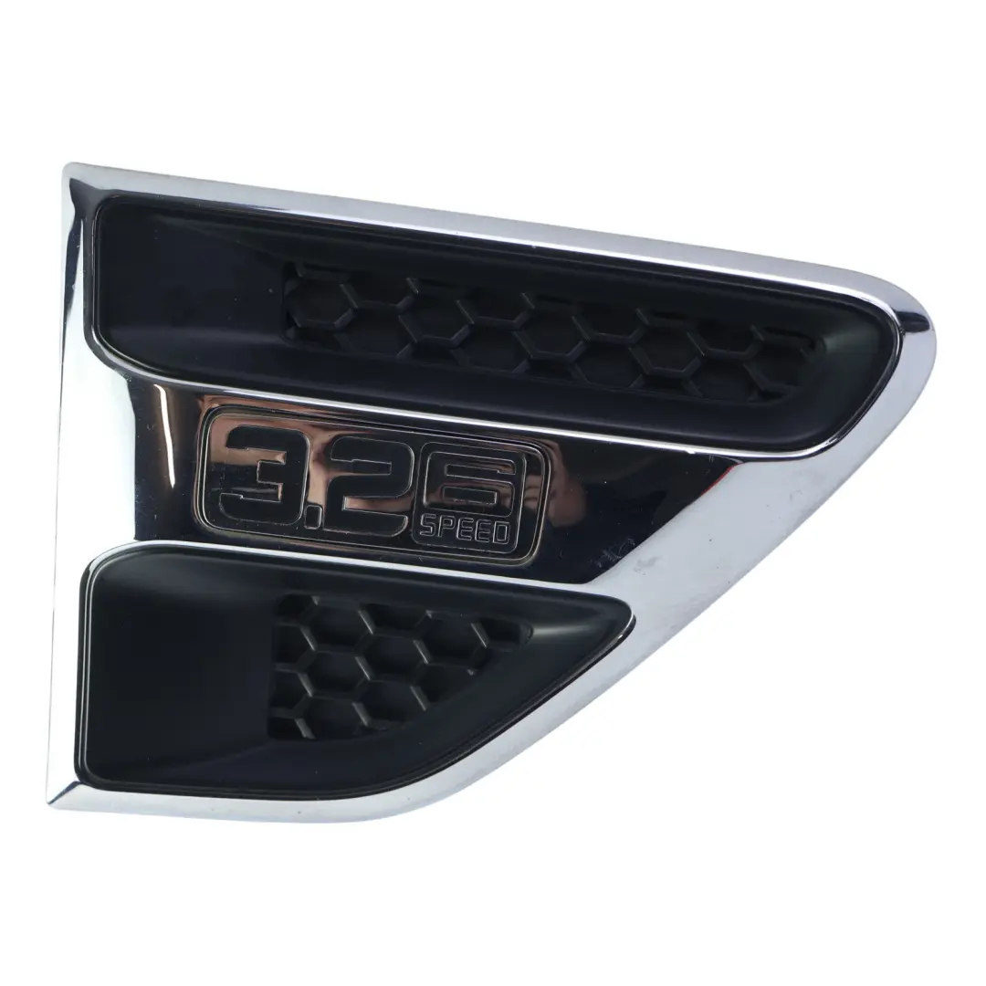 Mk6 Wing Fender Badge Chrome Front Right O/S 6-Speed AB39-16G000-DB to Ford Ranger with Part number 1740320 Ford Ranger Mk6 Wing Fender Badge Chrome Front Right O/S 6-Speed AB39-16G000-DB - SKU 1740320 - Part number 1740320