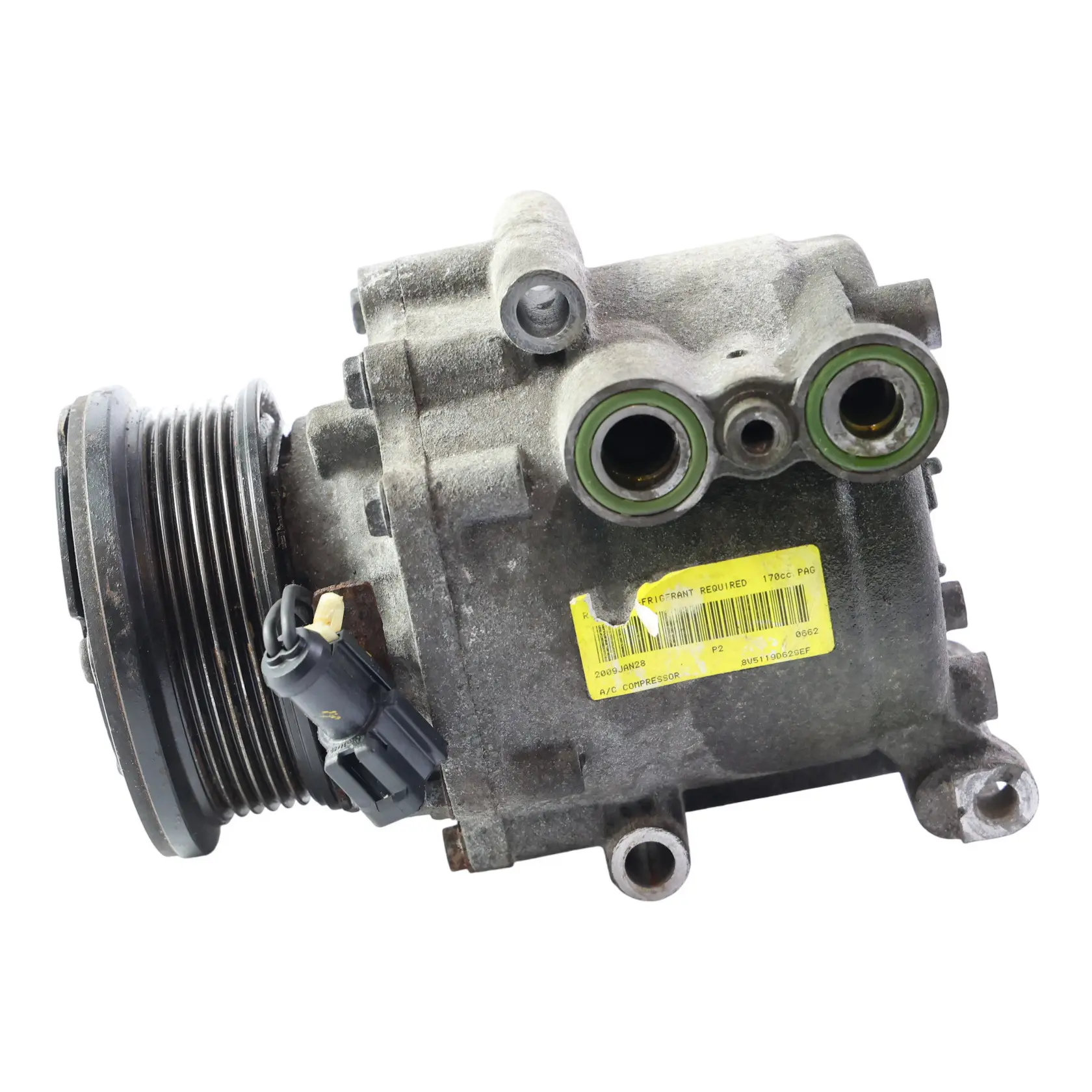 Ford Fiesta Mk7 Compressore Aria Condizionata Pompa 1.25 Benzina 8V51-19D629-EF