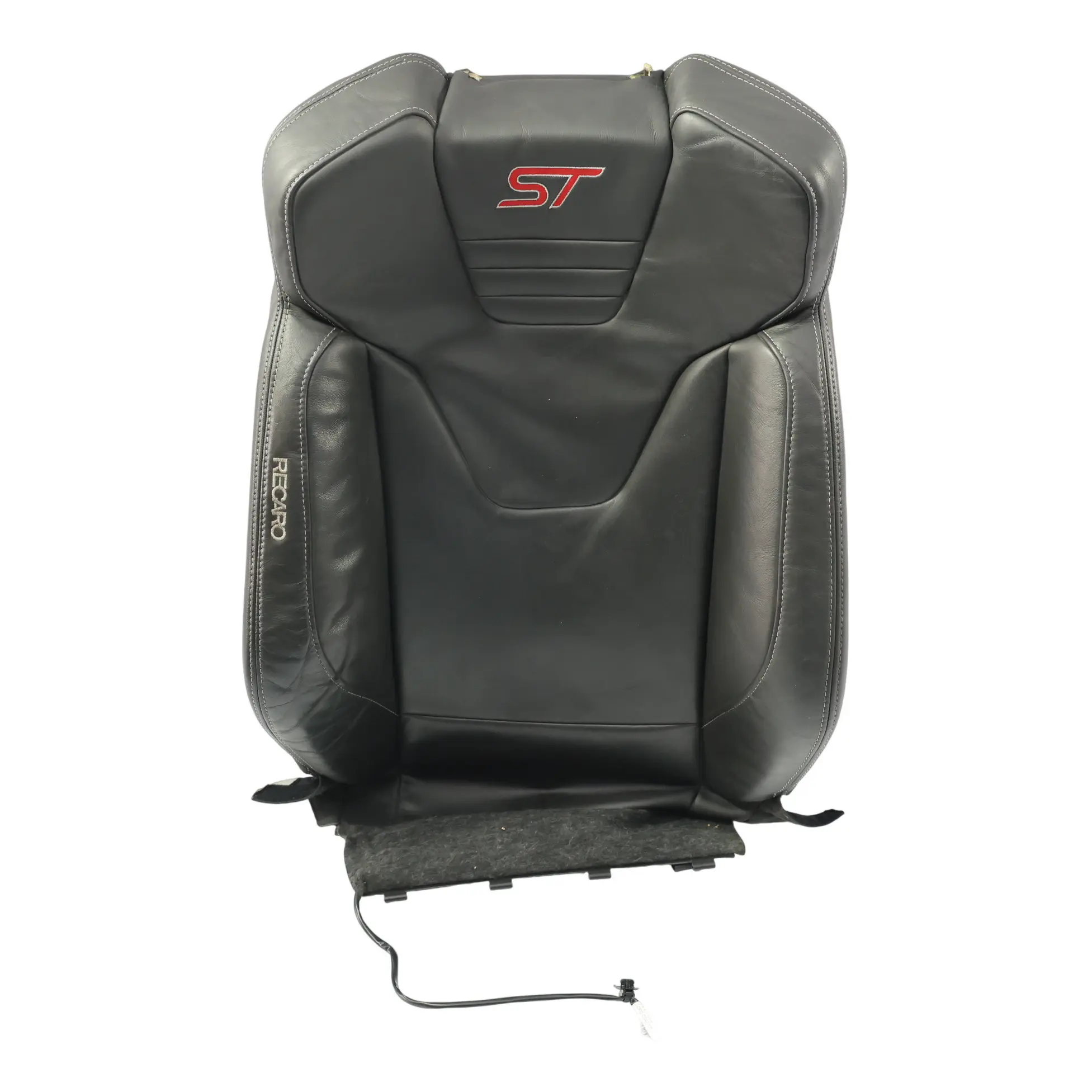 Ford Focus Mk3 ST-3 Recaro Sitz Rückenlehne Vorne Rechts Schwarz Leder