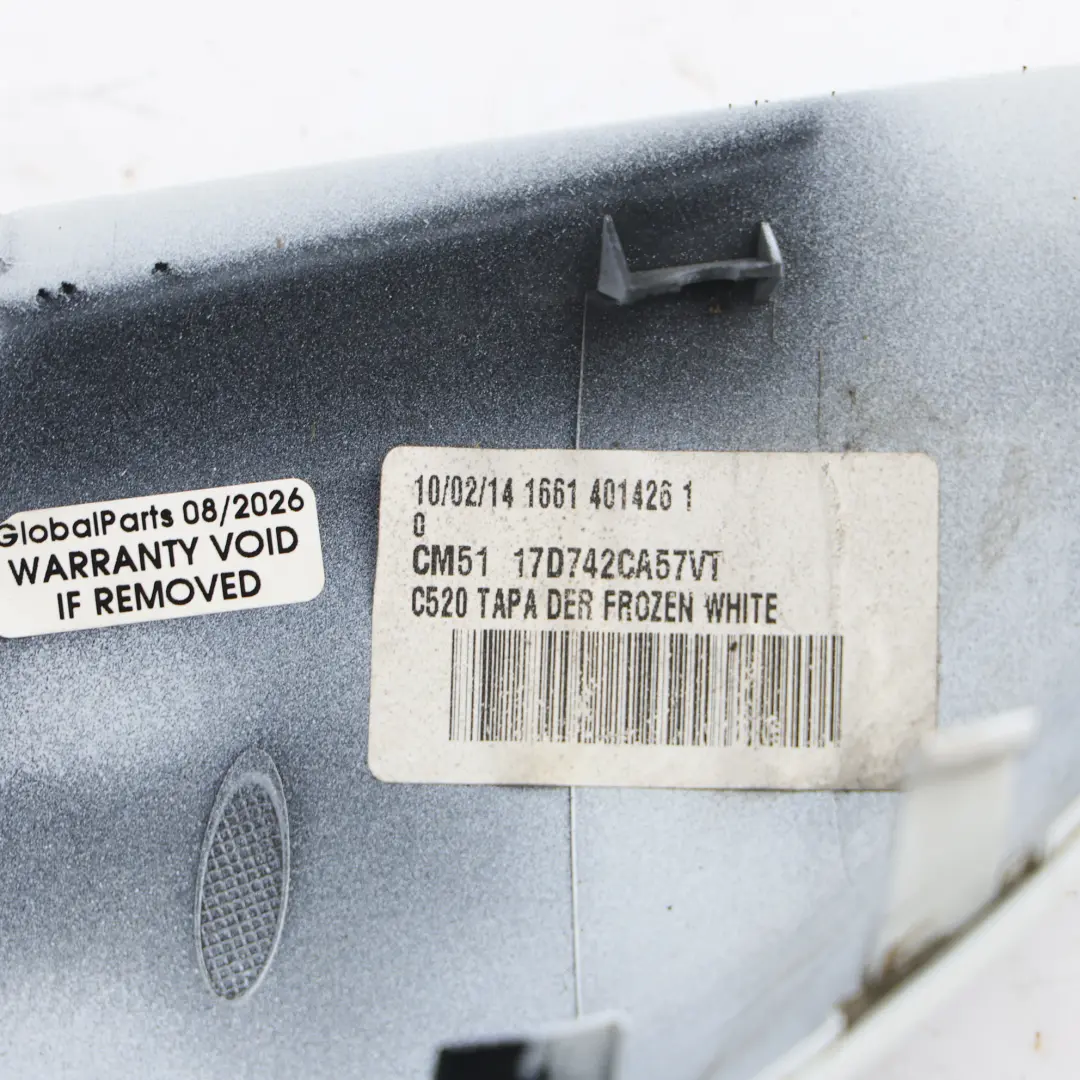 Ford Kuga Mk2 Wing Mirror Cover Right O/S CM51-17D742-CA57VT Frozen White Z2 - SKU 1828383-FW - Part number 1828383