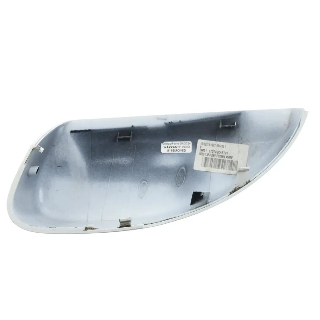 Ford Kuga Mk2 Wing Mirror Cover Right O/S CM51-17D742-CA57VT Frozen White Z2 - SKU 1828383-FW - Part number 1828383