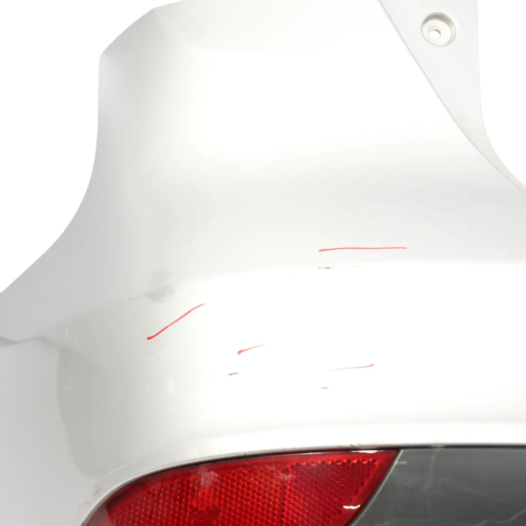 Ford Focus Mk3 Zderzak Tylny Poliftowy Moondust Silver Srebrny Metalik - ZJ - SKU 1877243-MDS - Numer Części 1877243