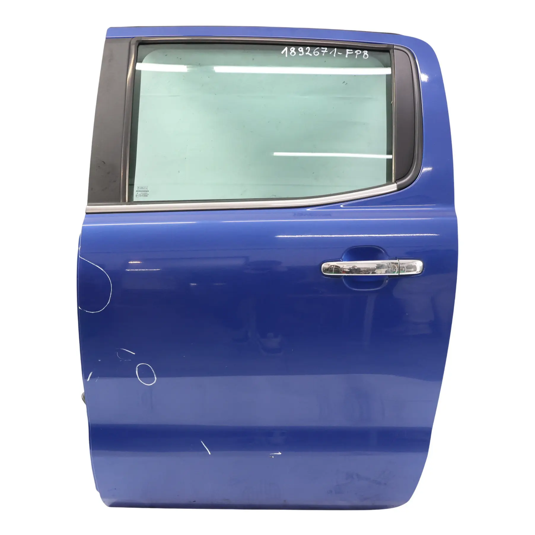 Ford Ranger Mk3 Door Rear Left N/S Cabin Double Cab Ford Performance Blue - BH