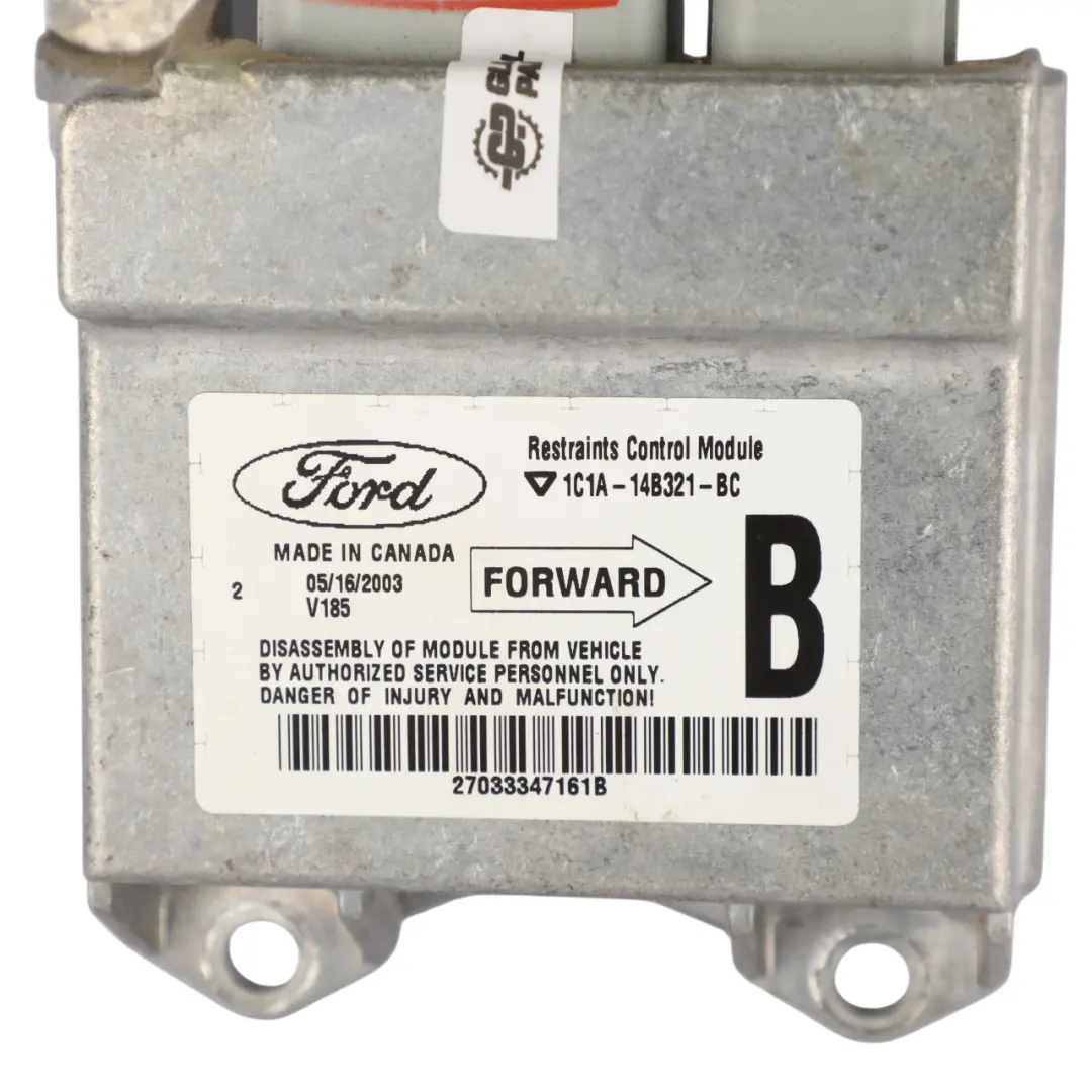 Mk6 Air Module Unidad Control Sensor SRS para Ford Transit con número de pieza 1C1A-14B321-BC Ford Transit Mk6 Air Module Unidad Control Sensor SRS - SKU 1C1A-14B321-BC - Número de pieza 1C1A-14B321-BC