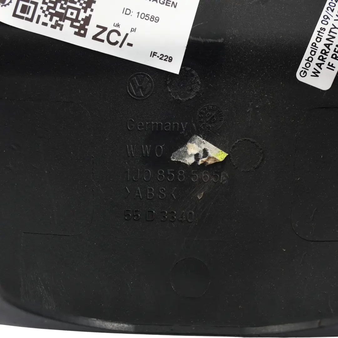 Volkswagen Golf MK4 Cubierta Superior Columna Dirección Panel - SKU 1J0858565B - Número de pieza 1J0858565B