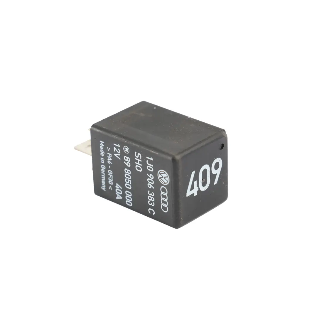 8N Mk1 A3 8L Octavia Relè Pompa Carburante 12V 40A per Volkswagen TT con numero di parte 1J0906383C Volkswagen TT 8N Mk1 A3 8L Octavia Relè Pompa Carburante 12V 40A - SKU 1J0906383C - Numero di parte 1J0906383C