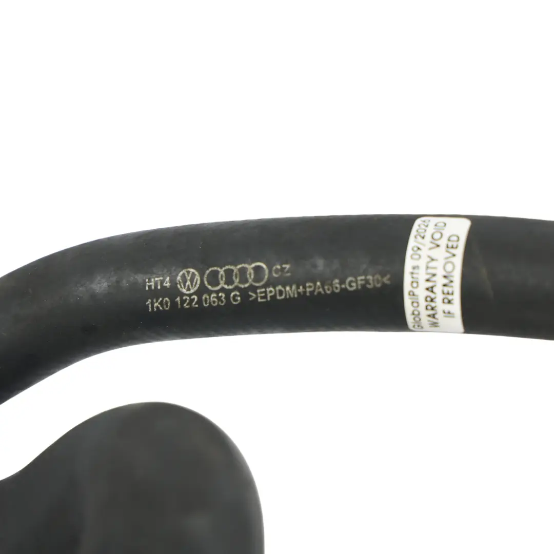 Audi A3 S3 TT 8J CDLA Upper Radiator Coolant Hose Line Pipe Tube - SKU 1K0122101DK-2 - Part number 1K0122101DK