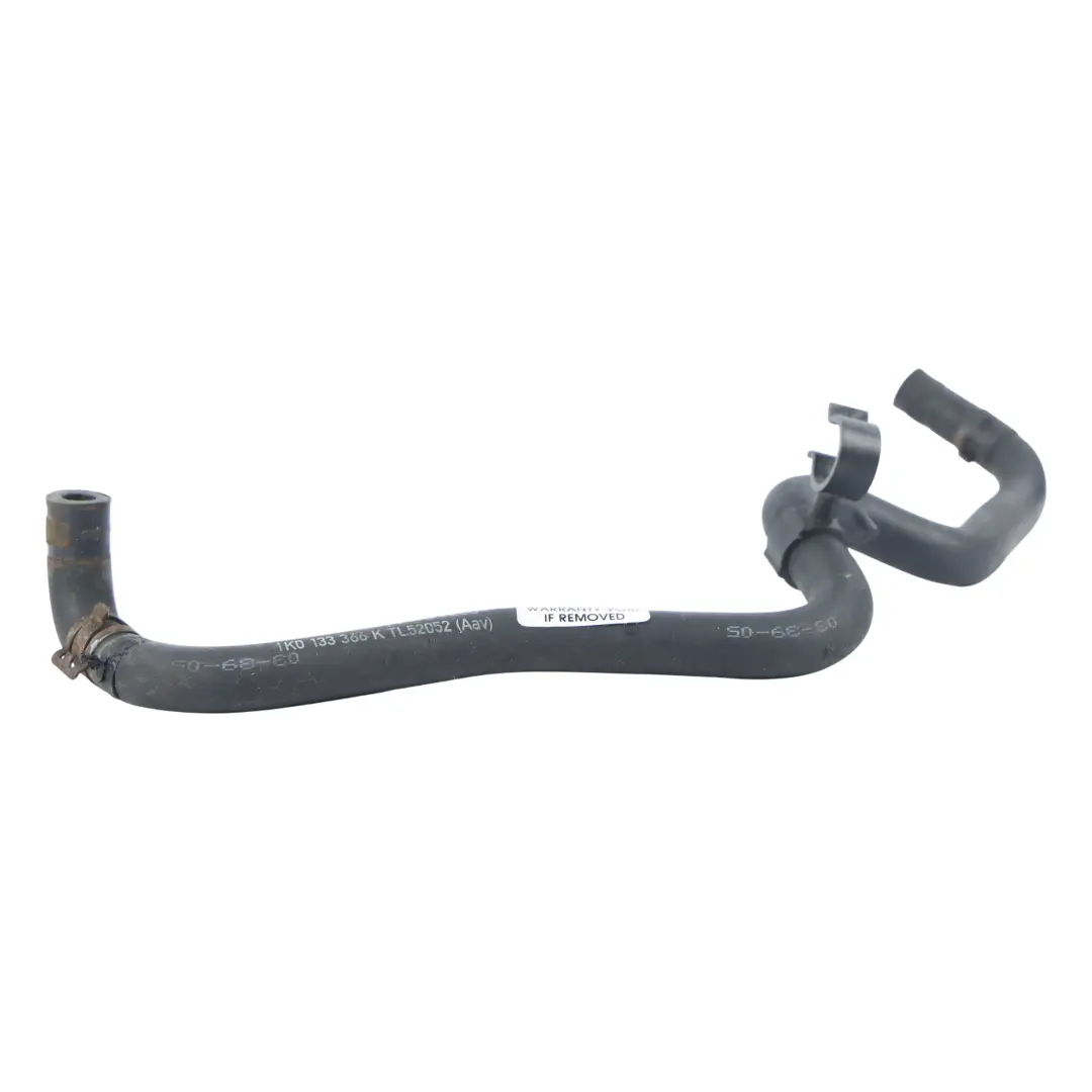 Skoda Octavia 1Z Mk2 Water Coolant Pipe Hose Line 2.0 FSI Petrol 1K0133366BB - SKU 1K0133366K - Part number 1K0133366K