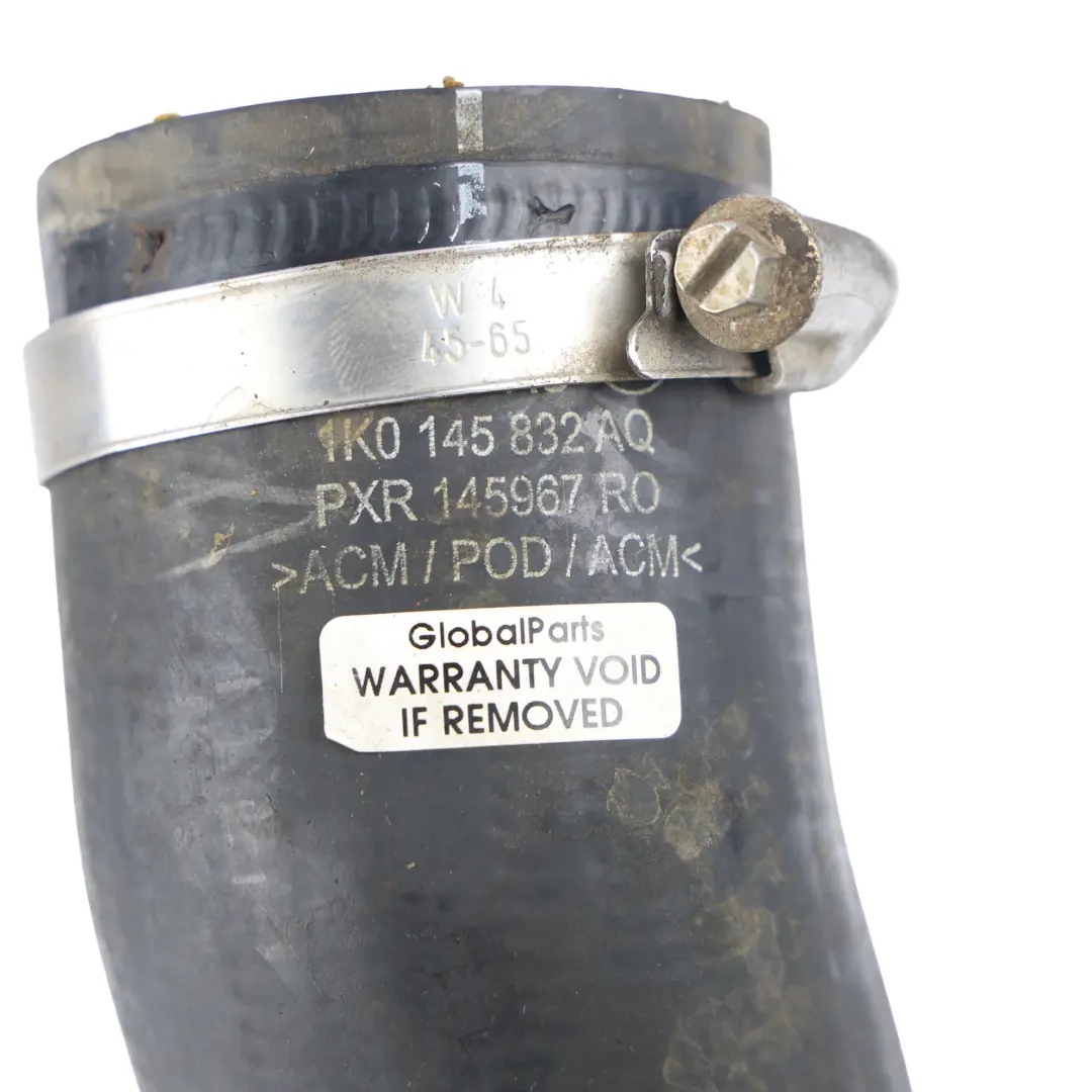 Volkswagen New Beetle Intercooler Coolant Pipe Hose Tube Line - SKU 1K0145832AQ - Part number 1K0145832AQ