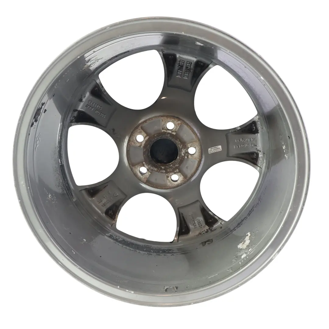 VW Volkswagen Golf Mk5 V Leicht Metall Felge Schwarz 18" 7,5J ET:51 - SKU 1K0601025AM-2 - Teilenummer 1K0601025AM