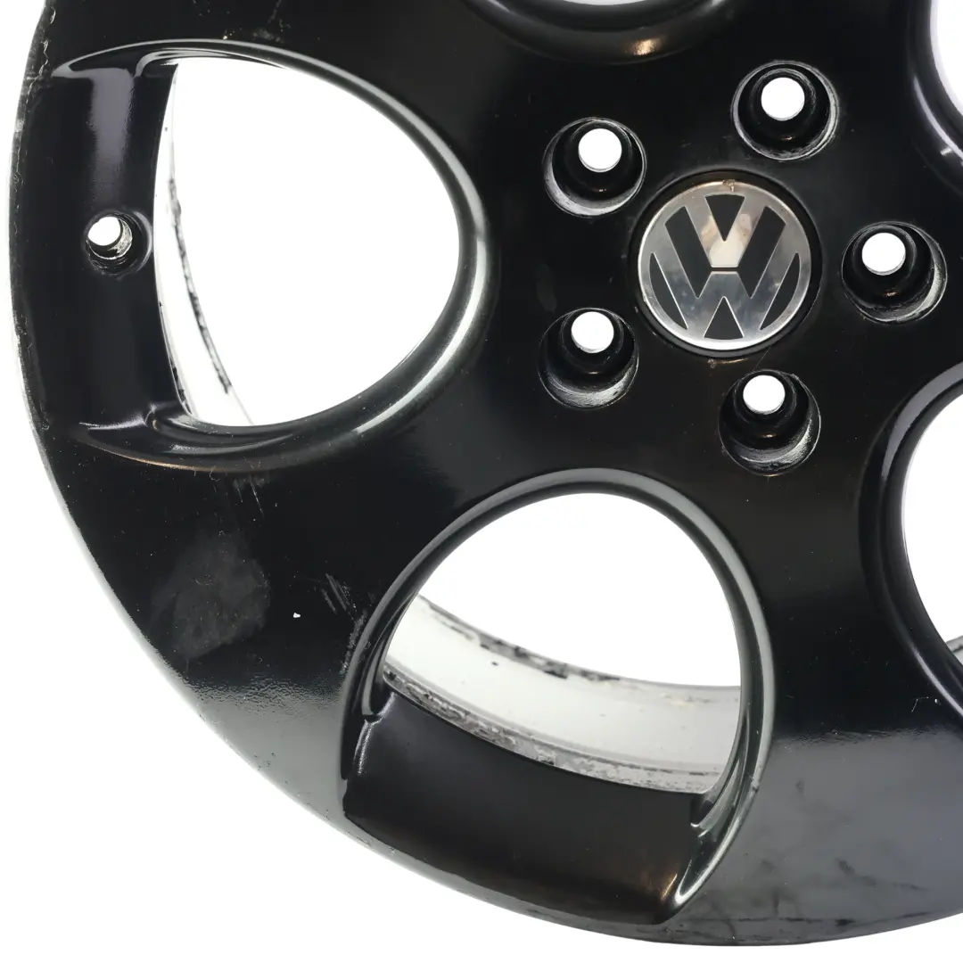 VW Volkswagen Golf Mk5 V Alloy Wheel Rim Black 18" 7,5J ET:51 - SKU 1K0601025AM-3 - Part number 1K0601025AM