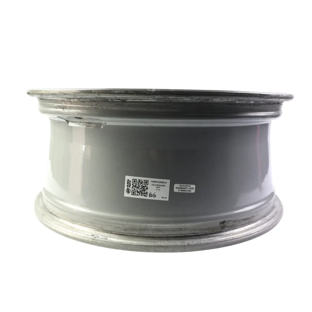 VW Volkswagen Golf Mk5 Srebrna Felga Aluminiowa 18" 7.5J ET:51 - SKU 1K0601025BA-6 - Numer Części 1K0601025BA