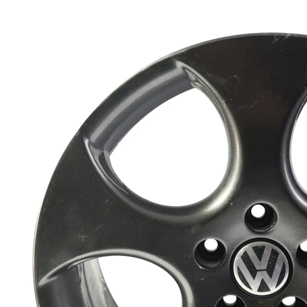 VW Volkswagen Golf Mk5 Srebrna Felga Aluminiowa 18" 7.5J ET:51 - SKU 1K0601025BA-6 - Numer Części 1K0601025BA