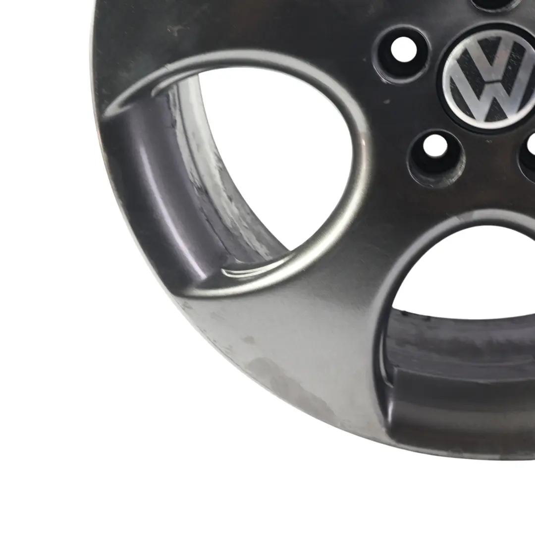 VW Volkswagen Golf Mk5 Srebrna Felga Aluminiowa 18" 7.5J ET:51 - SKU 1K0601025BA-6 - Numer Części 1K0601025BA