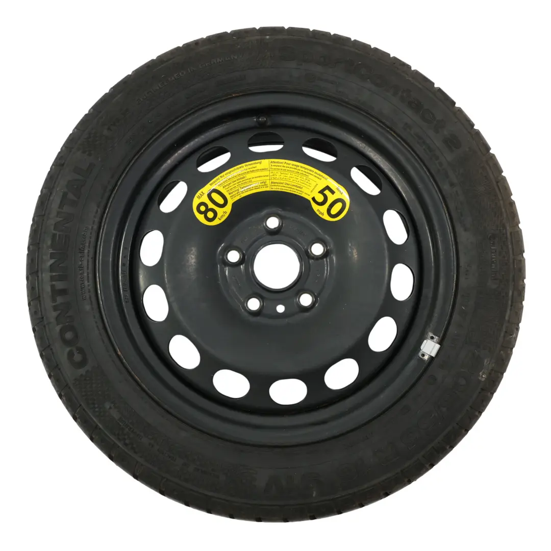 VW Golf VI Variant Spare Wheel Steel R16 6,5J ET:50 Continental - SKU 1K0601027AK-2 - Part number 1K0601027AK