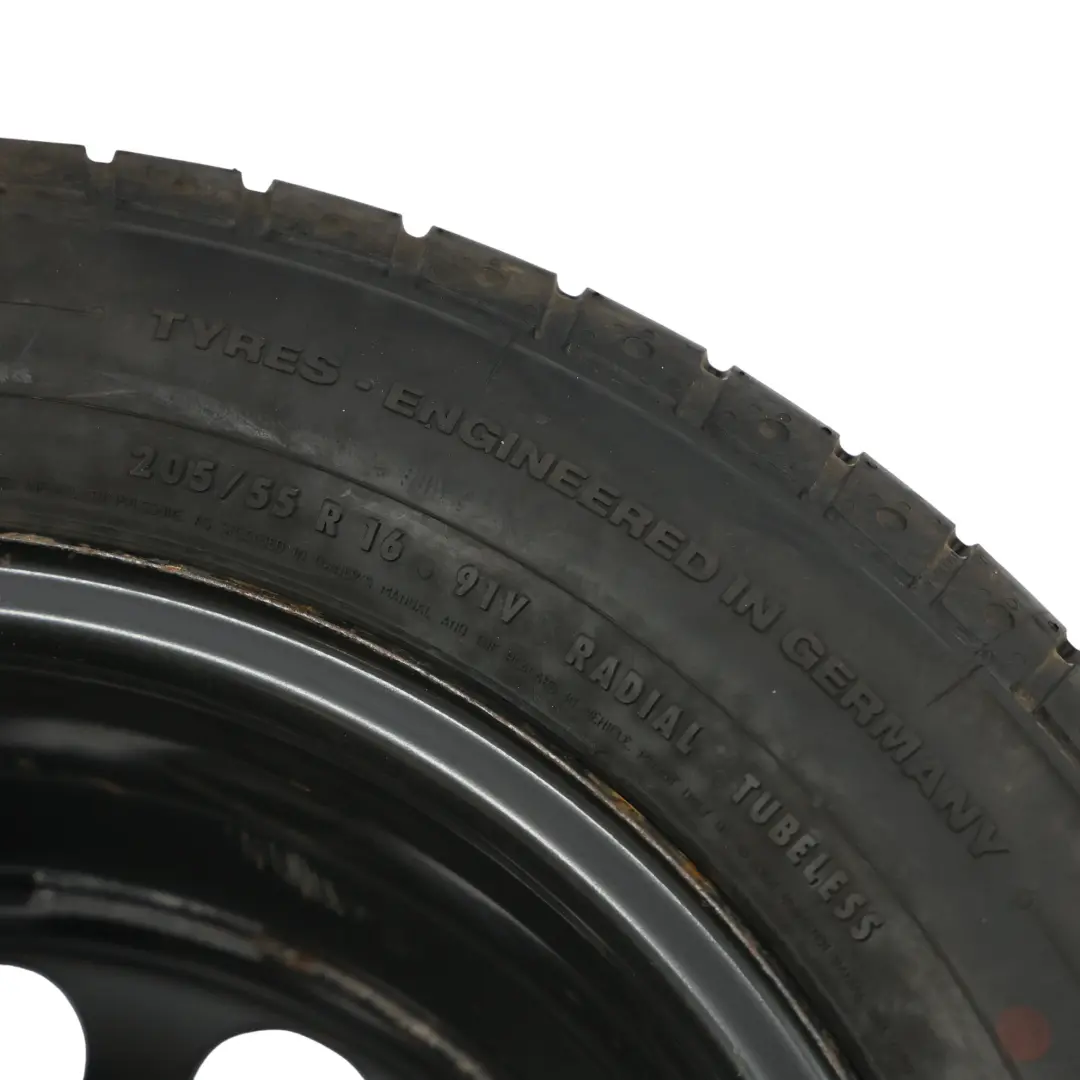 Spare Wheel Steel R16 6,5J ET:50 Continental to VW Golf VI Variant with Part number 1K0601027AK VW Golf VI Variant Spare Wheel Steel R16 6,5J ET:50 Continental - SKU 1K0601027AK-2 - Part number 1K0601027AK