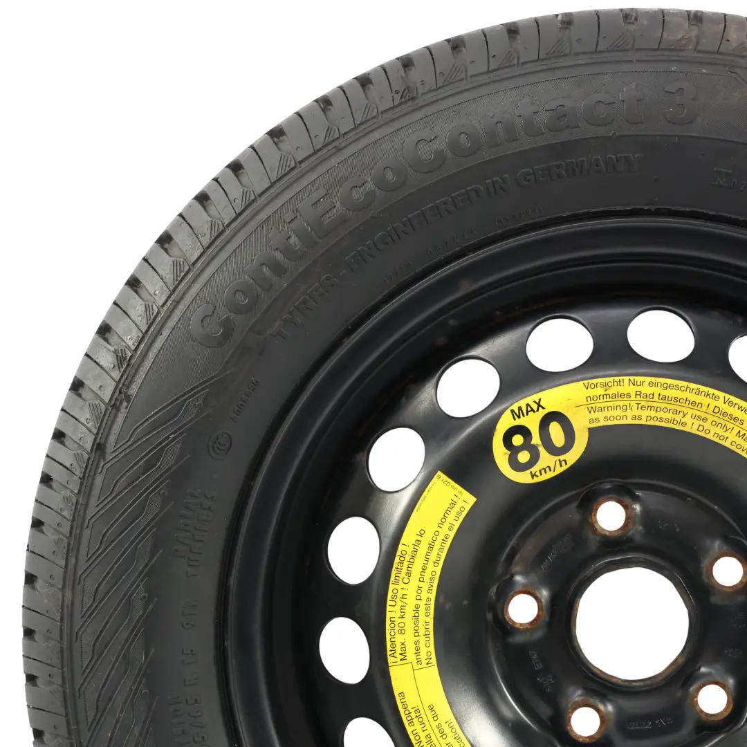 Stahlfelge Reifen 15" 6J ET:47 195/65 Schwarz für Volkswagen Golf 5 mit Teilenummer 1K0601027C Volkswagen Golf 5 Stahlfelge Reifen 15" 6J ET:47 195/65 Schwarz - SKU 1K0601027C-1 - Teilenummer 1K0601027C