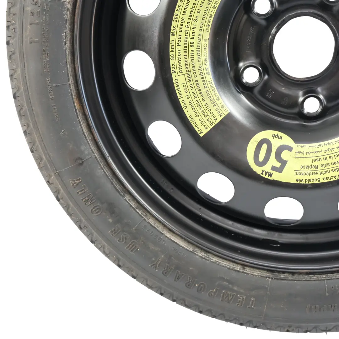 Mk6 Koło Dojazdowe 16" 3,5J ET:22.5 125/70 do Volkswagen Golf o numerze 1K0601027S Volkswagen Golf Mk6 Koło Dojazdowe 16" 3,5J ET:22.5 125/70 - SKU 1K0601027S-2 - Numer Części 1K0601027S