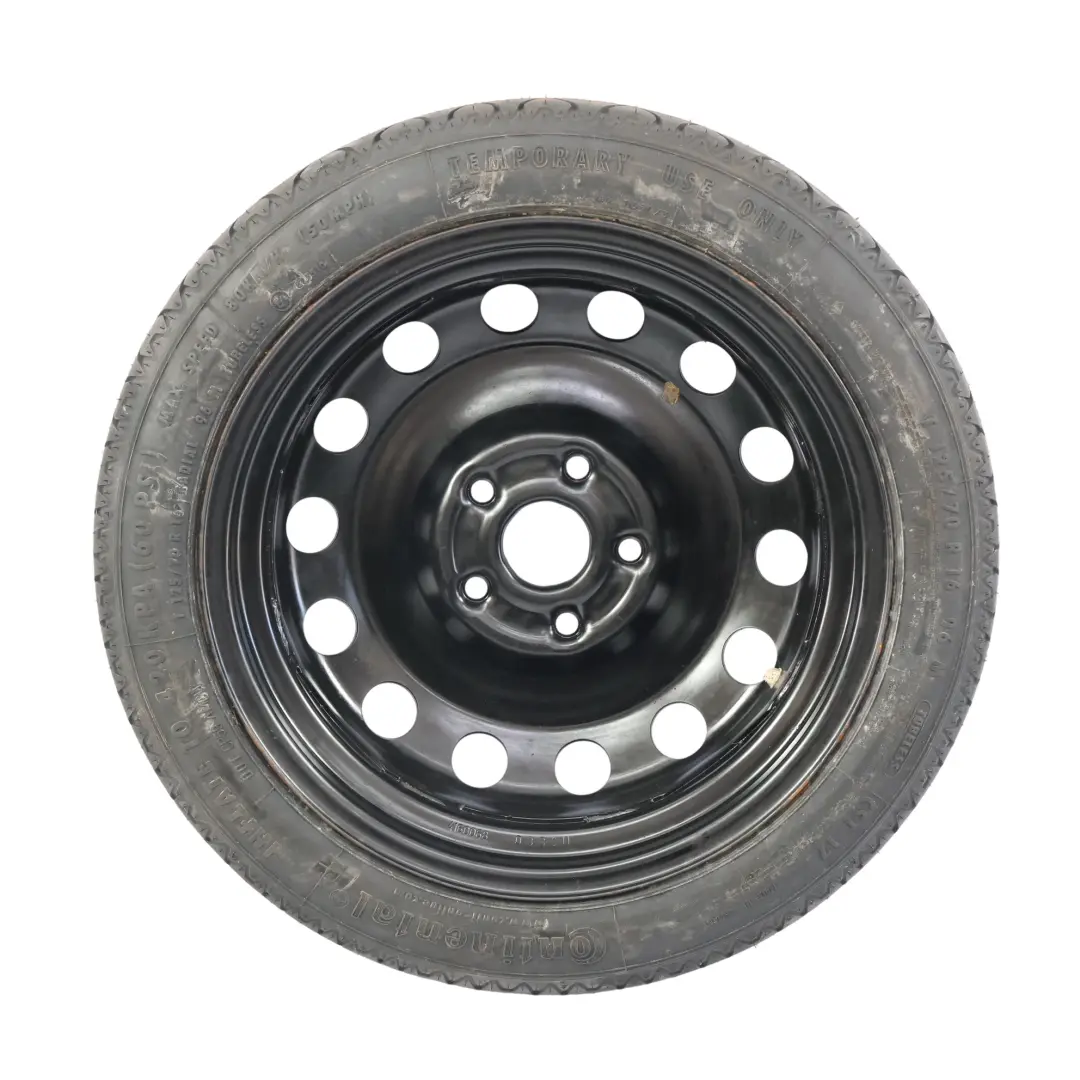 Mk6 Koło Dojazdowe 16" 3,5J ET:22.5 125/70 do Volkswagen Golf o numerze 1K0601027S Volkswagen Golf Mk6 Koło Dojazdowe 16" 3,5J ET:22.5 125/70 - SKU 1K0601027S-2 - Numer Części 1K0601027S