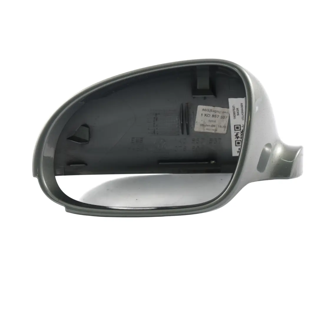 Volkswagen Golf Mk5 Spiegelabdeckung Kappe Gehäuse Links Salbeigrün Metallic A6Q - SKU 1K0857537-SAGR - Teilenummer 1K0857537