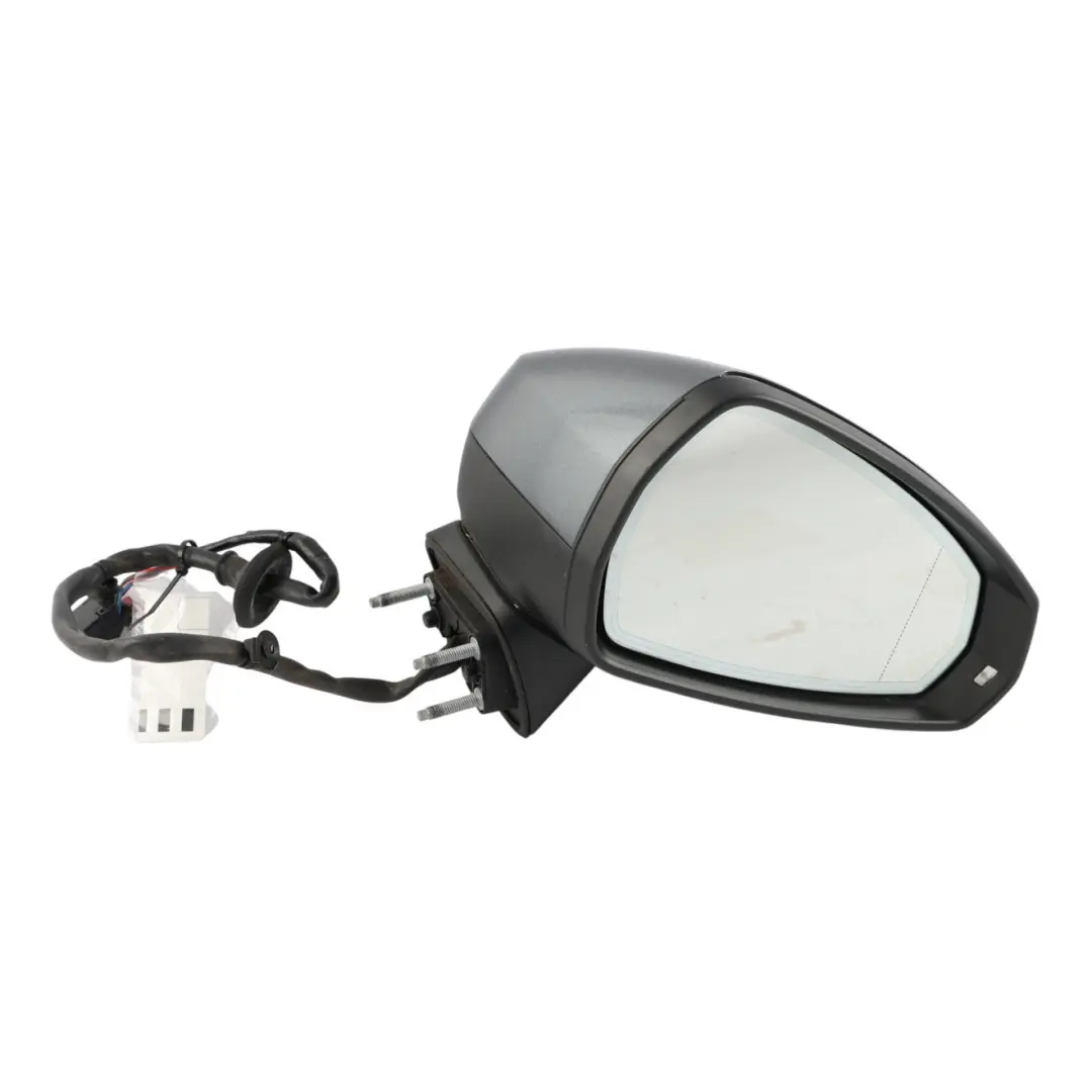 Audi A3 8V Door Wing Mirror Electric Right O/S Monsoon Grey Metallic - X7R - SKU RHD-8V2857410G-MOG - Part number 8V2857410G