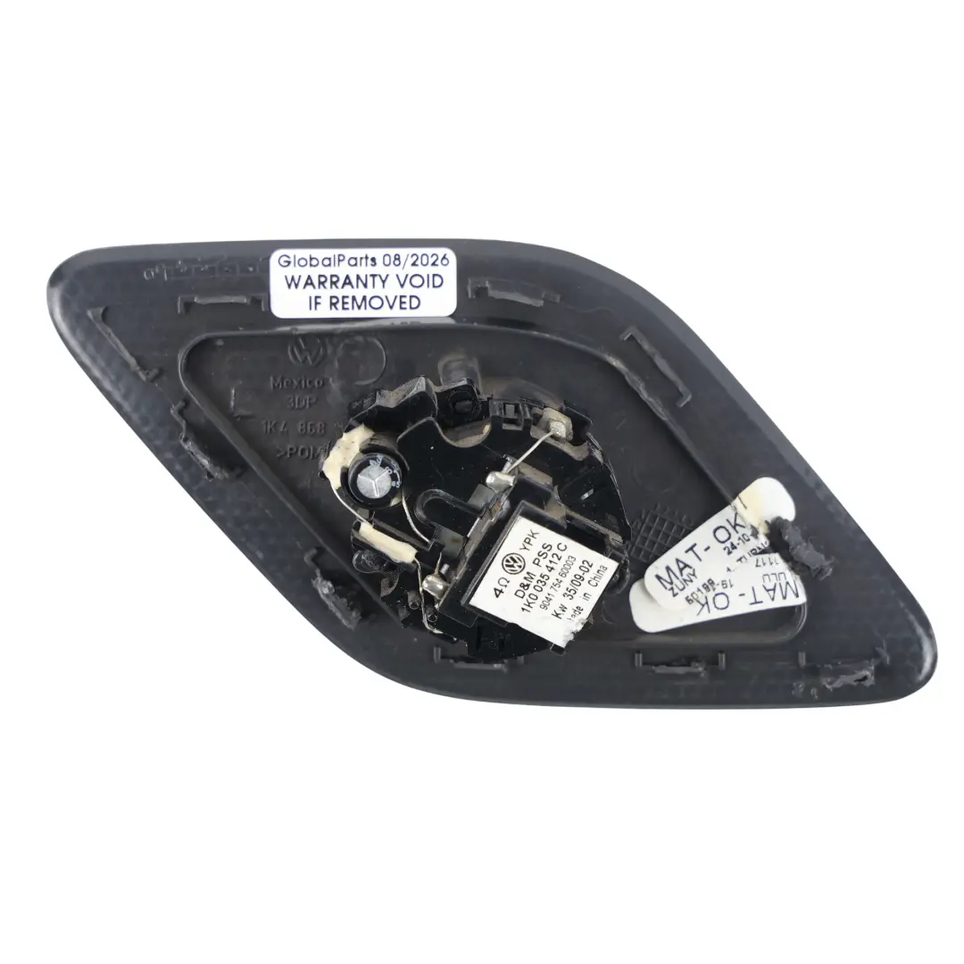 Volkswagen Golf Mk5 Rear Door Speaker Tweeter Cover Trim Left N/S - SKU 1K4868159A - Part number 1K4868159A