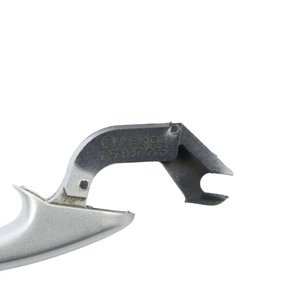 Door Grab Handle Exterior Left N/S Reflex Silver A7W to Volkswagen Golf Plus Rear with Part number 1K5837205 Volkswagen Golf Plus Rear Door Grab Handle Exterior Left N/S Reflex Silver A7W - SKU 1K5837205-RES - Part number 1K5837205