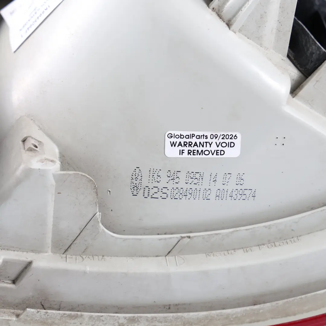 Mk5 Feu Arrière Hayon Droit pour Volkswagen Golf à propos du numéro de pièce 1K6945094F Volkswagen Golf Mk5 Feu Arrière Hayon Droit - SKU 1K6945094F-1 - Numéro de pièce 1K6945094F