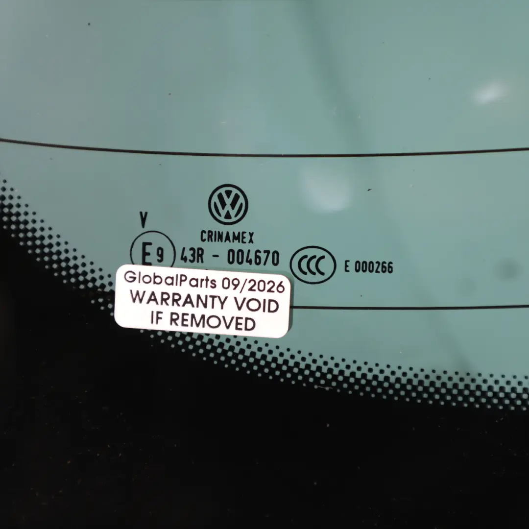 Volkswagen Golf Mk6 Variant Heated Rear Window Green Glass Glazing - SKU 1K9845051G - Part number 1K9845051G