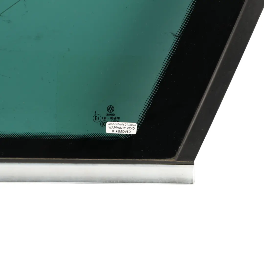 Volkswagen Golf Mk6 Side Quarter Window Glass Green Right O/S - SKU 1K9845298AN - Part number 1K9845298AN