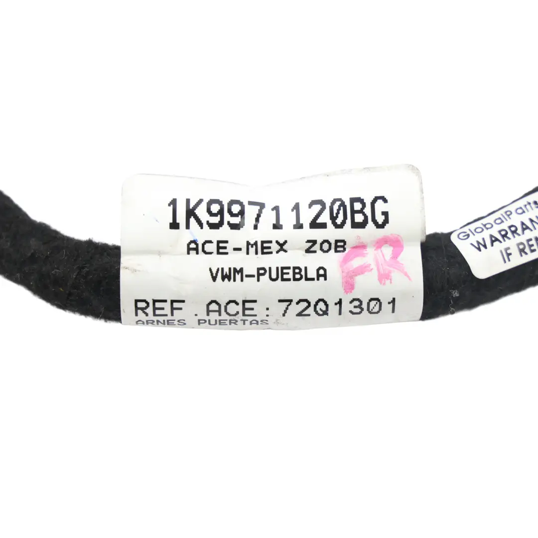 Volkswagen Golf Mk6 Jetta Mk6 Faisceau de Câbles Porte Conducteur - SKU 1K9971120BG - Numéro de pièce 1K9971120BG