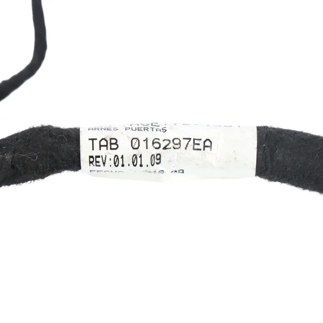 VW Golf Mk6 Jetta Mk6 Front Door Wiring Harness Cable Driver Side - SKU 1K9971120BG - Part number 1K9971120BG