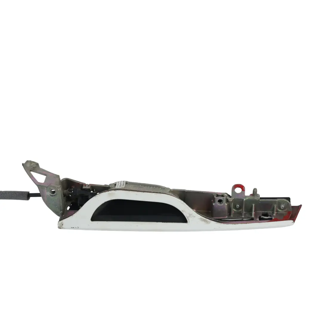 Seat Leon MK2 1P Actuador Manija Puerta Trasera Derecha Blanco Candy B9A F9E - SKU 1P0839206-CAN - Número de pieza 1P0839206