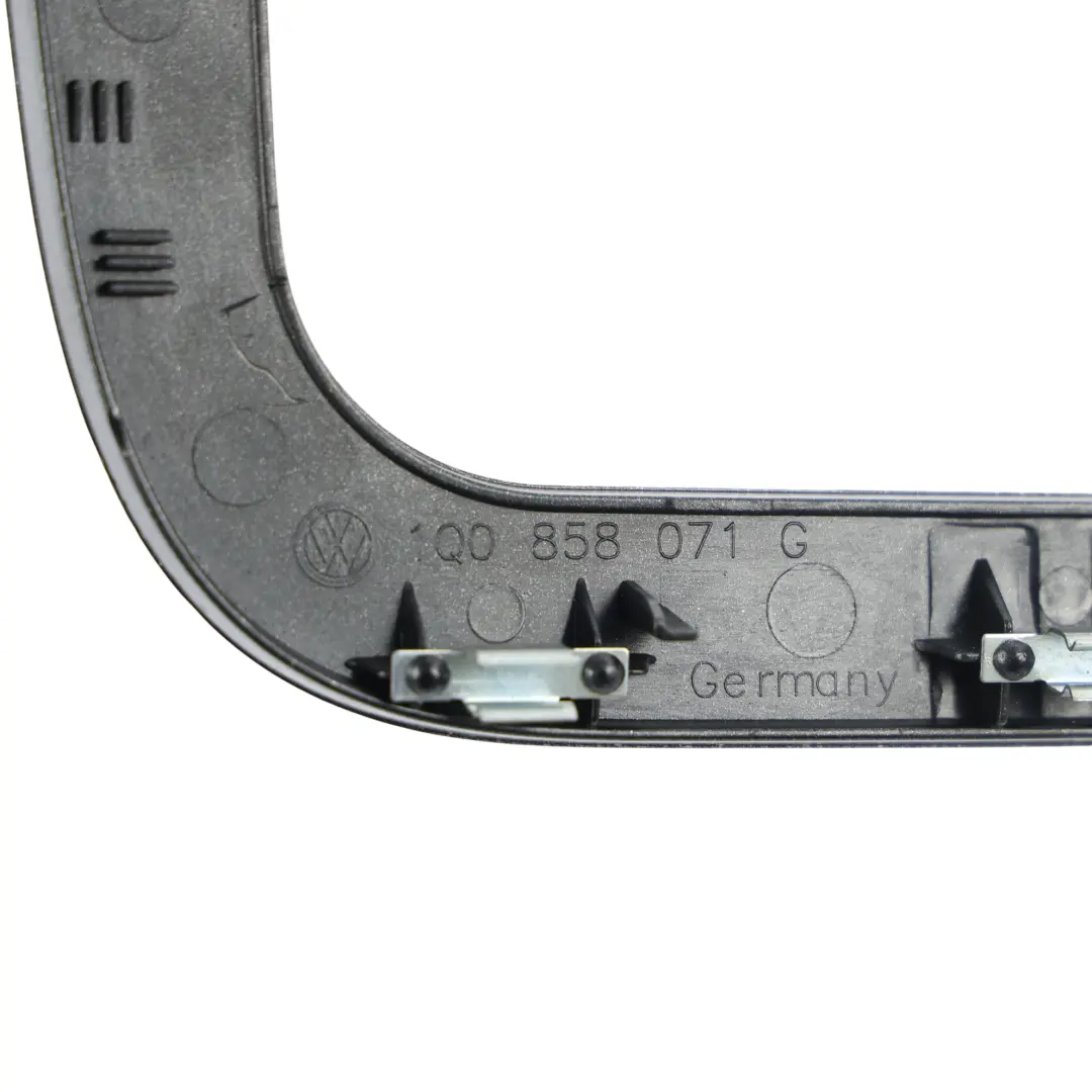 Volkswagen Scirocco Mk3 Heater Radio Surround Trim Silver - SKU 1Q0858071G - Part number 1Q0858071G