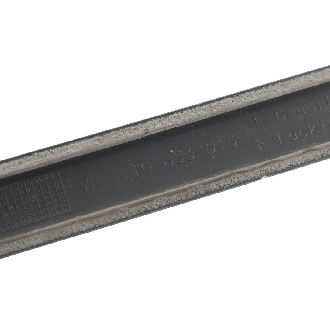 Volkswagen Caddy Maxi 2k Front Door Protective Trim Strip Right O/S Satin Black - SKU 1T0853516E - Part number 1T0853516E