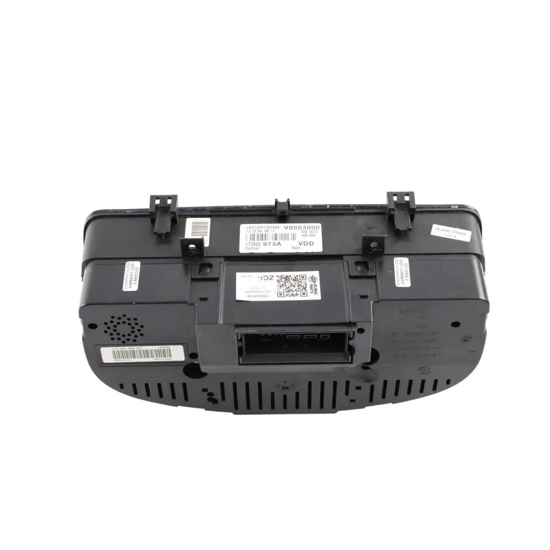 Volkswagen Caddy Mk2 Instrument Cluster Speedometer Diesel Manual - SKU 1T0920973A - Part number 1T0920973A
