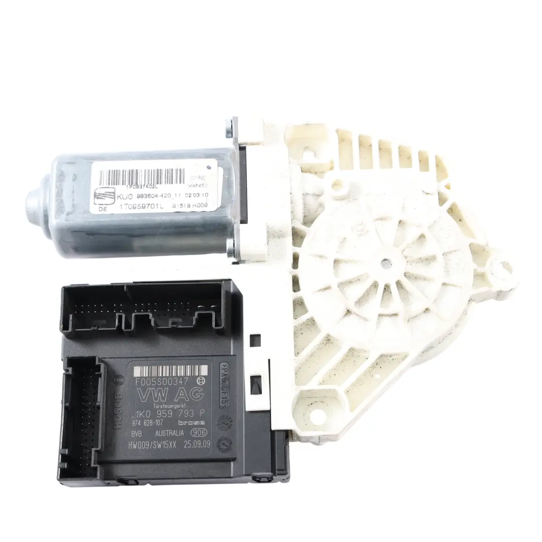 1P Front Door Window Motor Regulator Driver Side to Seat Leon Cupra with Part number 1T0959701L Seat Leon Cupra 1P Front Door Window Motor Regulator Driver Side - SKU RHD-1T0959701L - Part number 1T0959701L