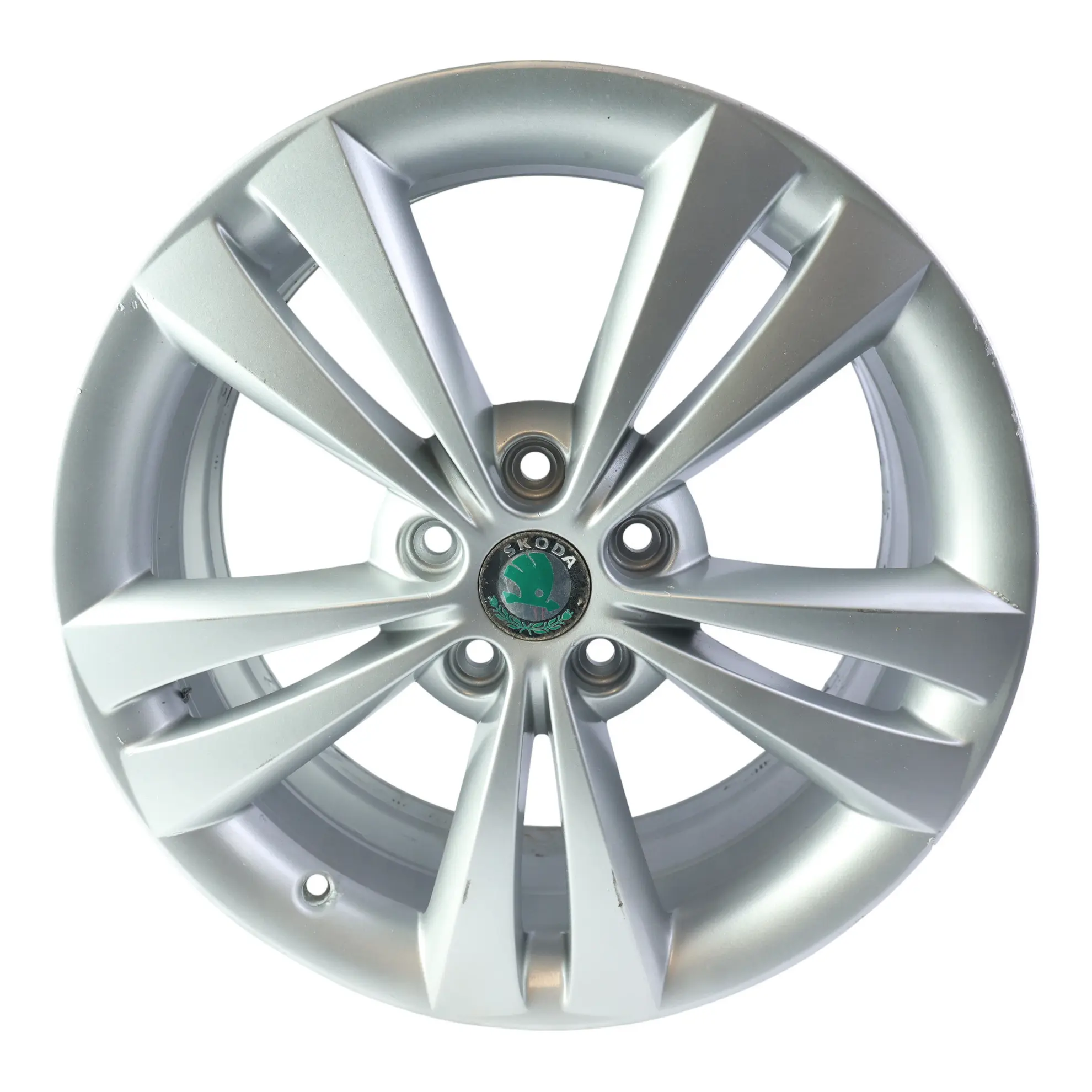 Skoda Octavia RS Mk2 Silver Wheel Alloy Rim 18" 7.5J ET:51 1Z0601025AD