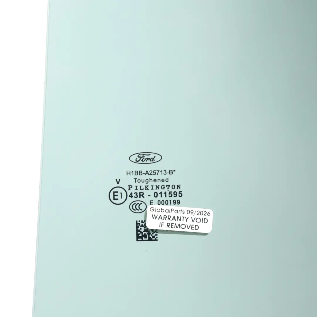 Mk8 5Dr Door Window Glass Hatch Rear Left N/S H1BB-A25713-B to Ford Fiesta with Part number 2087920 Ford Fiesta Mk8 5Dr Door Window Glass Hatch Rear Left N/S H1BB-A25713-B - SKU 2087920 - Part number 2087920