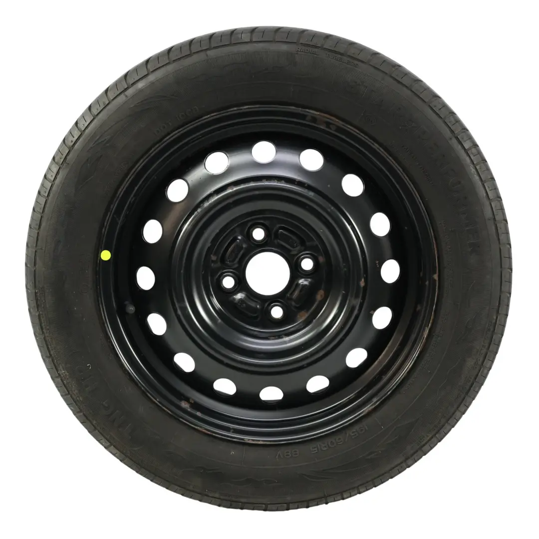 Toyota Corolla E12 Llanta Acero Negro 15" ET:45 6.5J 195/60 - SKU 2150649-1 - Número de pieza 2150649