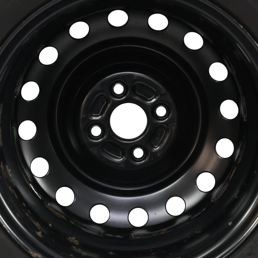 Toyota Corolla E12 Stahlfelge Schwarz mit Reifen 15" ET:45 6.5J 195/60 - SKU 2150649-1 - Teilenummer 2150649