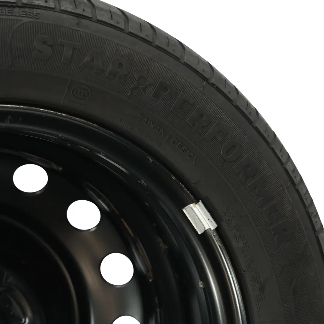 Toyota Corolla E12 Llanta Acero Negro 15" ET:45 6.5J 195/60 - SKU 2150649-1 - Número de pieza 2150649